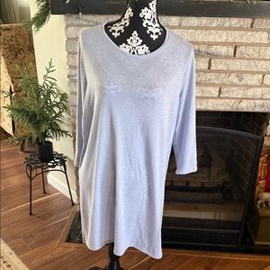 CHICOS Women's Light Blue Top